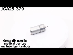 ASLONG छोटी मोटर JGA25-370 6/12/24 V 7.5-1931RPPM शुद्ध धातु DC ब्रश्ड रिडक्शन मोटर