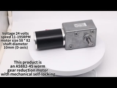 डीसी वर्म गियर मोटर्स