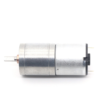 मिनी माइक्रो कम शोर 12v JGA25-340 12V 77RPM 1:103 धातु गियर के साथ कम गति उच्च टोक़