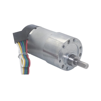 उच्च टोक़ सनकी दस्ता गियर मोटर 1600rpm 37 मिमी हॉल एनकोडर कैप सुरक्षात्मक
