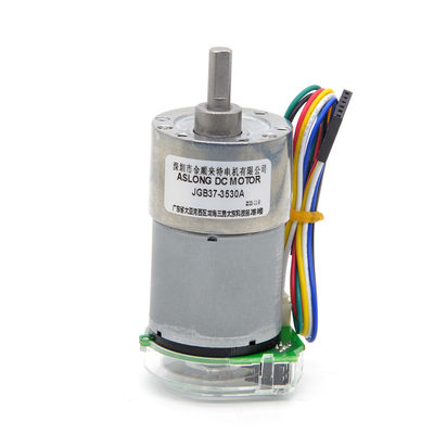 ब्रश डीसी गियर मोटर 12v गियर डीसी मोटर JGB37-3530A 12v 24v डीसी मोटर