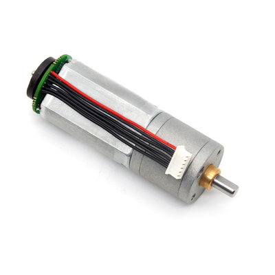 मिनी ब्रश डीसी गियर मोटर JGA20-180B 12V 135RPM 1:60 12v डीसी मोटर एन्कोडर के साथ मिनी डीसी गियर मोटर