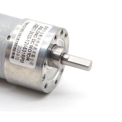 एन्कोडर के साथ 24V मोटर JGB37-3530GB 24V 76RPM 1:131 एन्कोडर के साथ ब्रश मोटर
