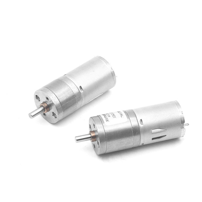 Dia25mm गियरबॉक्स रिड्यूसर के साथ 6V 12V 24V 6000rpm 370 DC रिडक्शन गियर मोटर