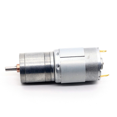 रोबोटिक्स के लिए JGA25-385 कार्बन ब्रश माइक्रो डीसी गियर मोटर्स 25 मिमी 24V
