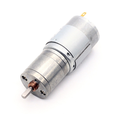रोबोटिक्स के लिए JGA25-385 कार्बन ब्रश माइक्रो डीसी गियर मोटर्स 25 मिमी 24V