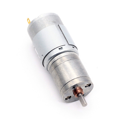 रोबोटिक्स के लिए JGA25-385 कार्बन ब्रश माइक्रो डीसी गियर मोटर्स 25 मिमी 24V