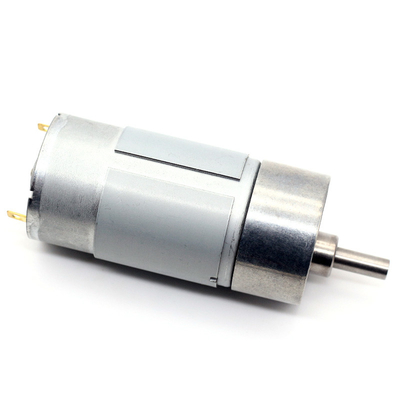 हाई टॉर्क माइक्रो प्लैनेटरी गियर मोटर 24V 6000RPM DC मोटर दीया 37mm रिडक्टर के साथ