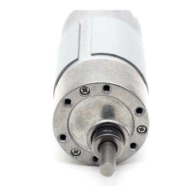 हाई टॉर्क माइक्रो प्लैनेटरी गियर मोटर 24V 6000RPM DC मोटर दीया 37mm रिडक्टर के साथ
