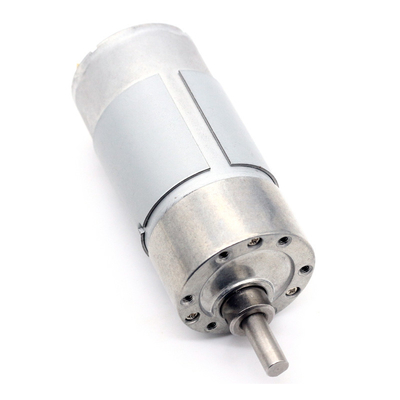 JGB37-555 12 वोल्ट डीसी मोटर उच्च टोक़ डीसी मोटर 24v 650rpm स्थायी चुंबक