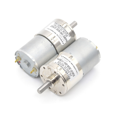 मिनी डीसी गियर मोटर 37mm ZGA37-3530 12V 24V केंद्र आउटपुट गियरबॉक्स कम गति मोटर