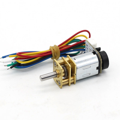 JGA12-N20 मिनी डीसी गियर बॉक्स मोटर एनकोडर के साथ, उच्च टॉर्क 12V N20 डीसी मोटर