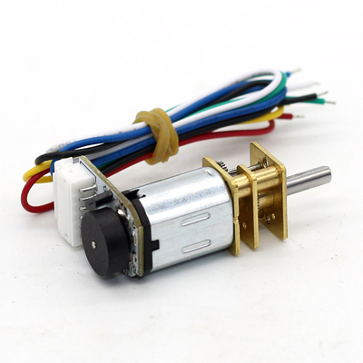 JGA12-N20 मिनी डीसी गियर बॉक्स मोटर एनकोडर के साथ, उच्च टॉर्क 12V N20 डीसी मोटर